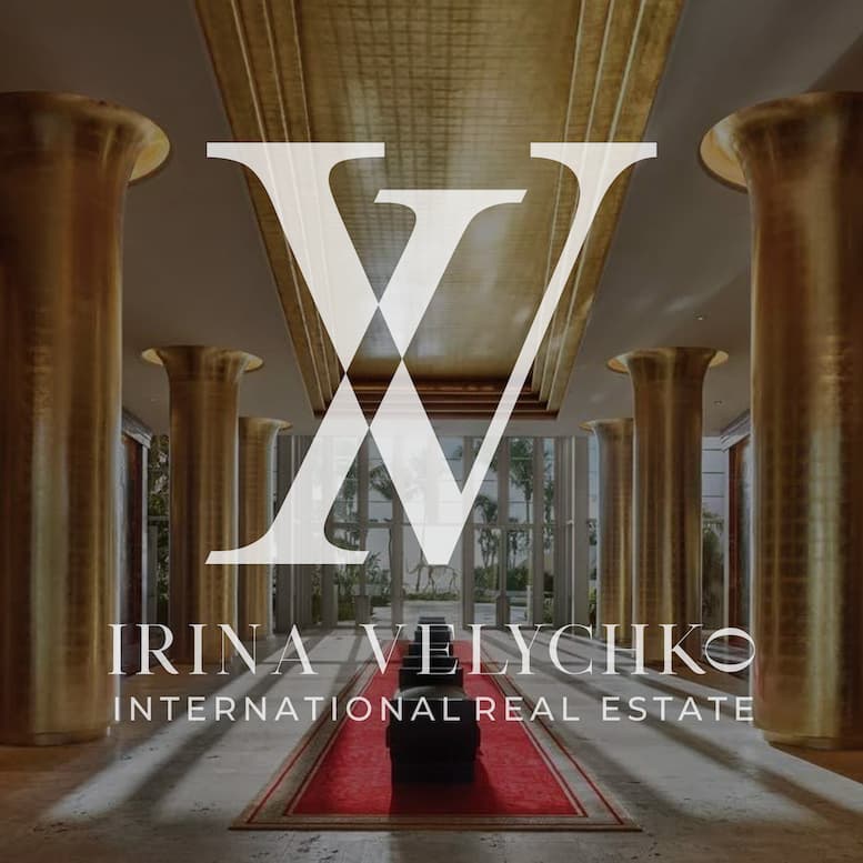 Irina Velychko Realtor Logo Design