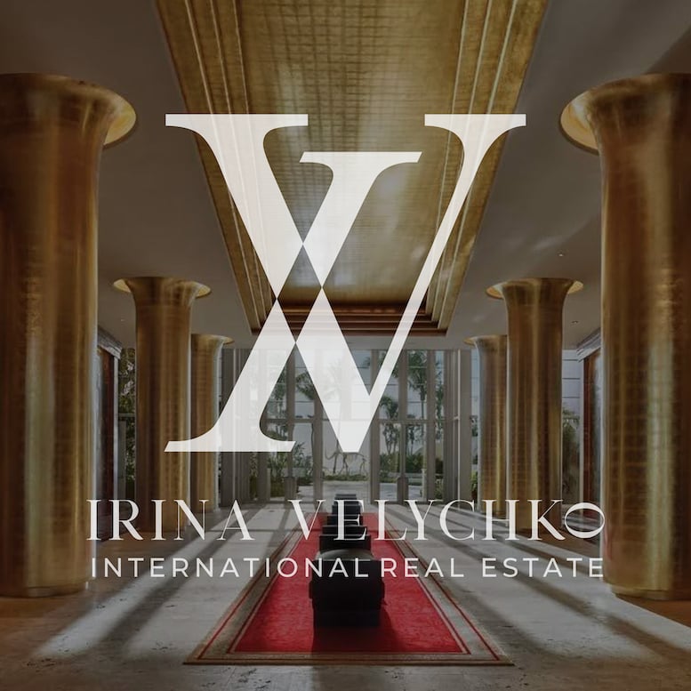 Irina Velychko Realtor Logo Design