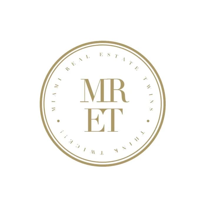 Miami Real Estate Twins Logo Design