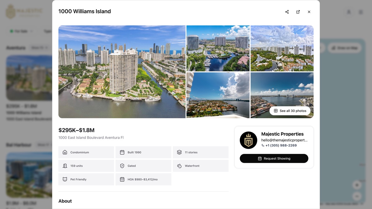 Condo Directory — Browse Buildings, Filter by Amenities & Customize Your Display